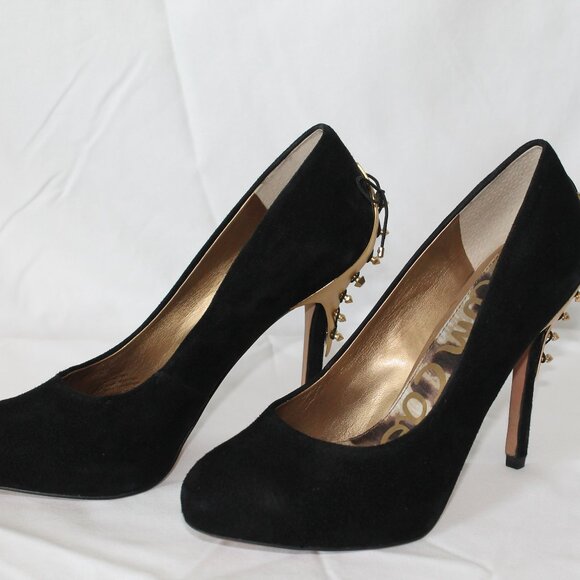 Sam Edelman, Black Suede, 6.5US - Picture 3 of 5